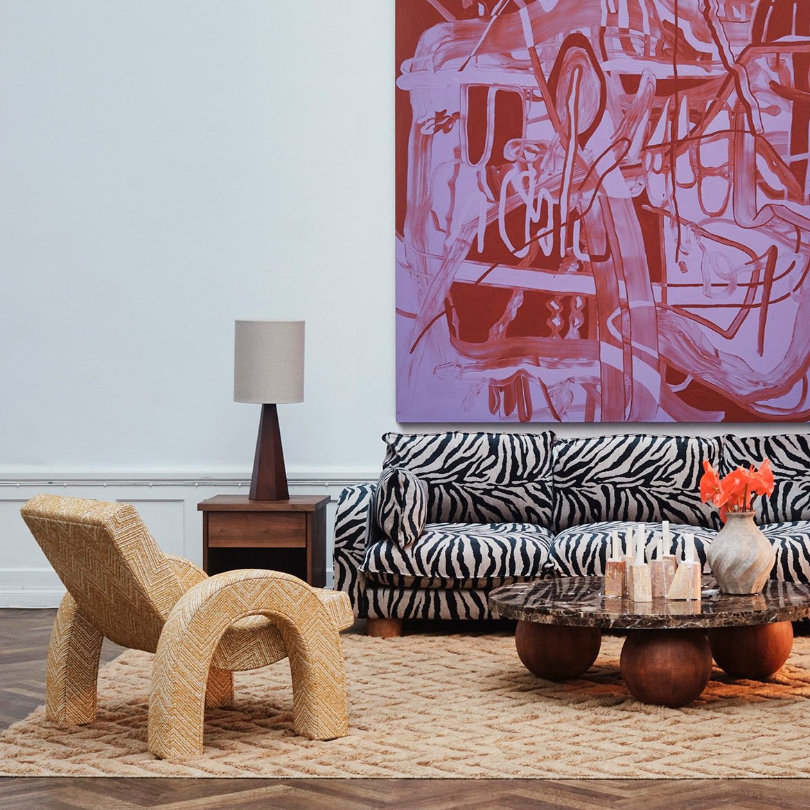 Arco Lounge Chair Teide Ochre