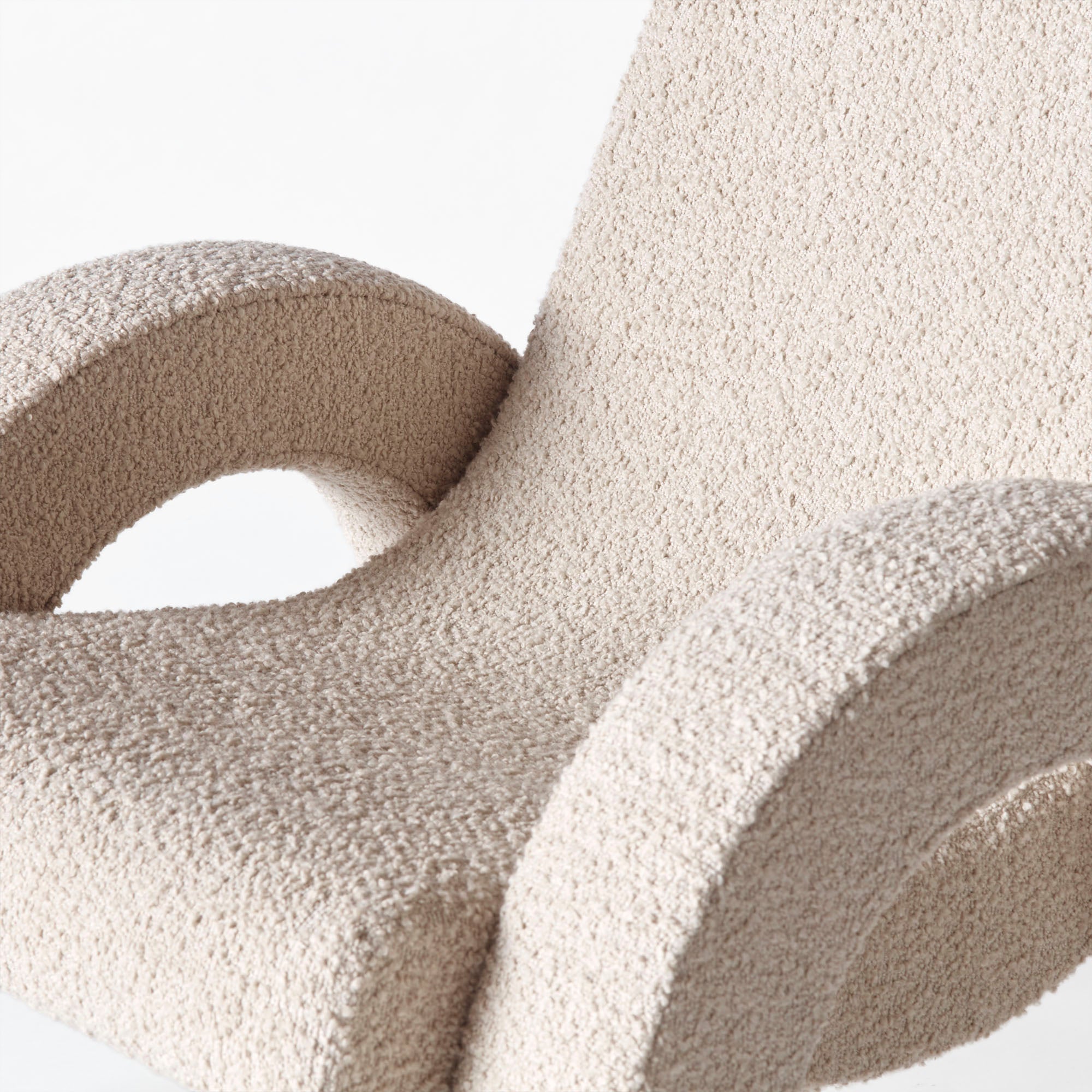 Arco Lounge Chair Small Boucle Beige