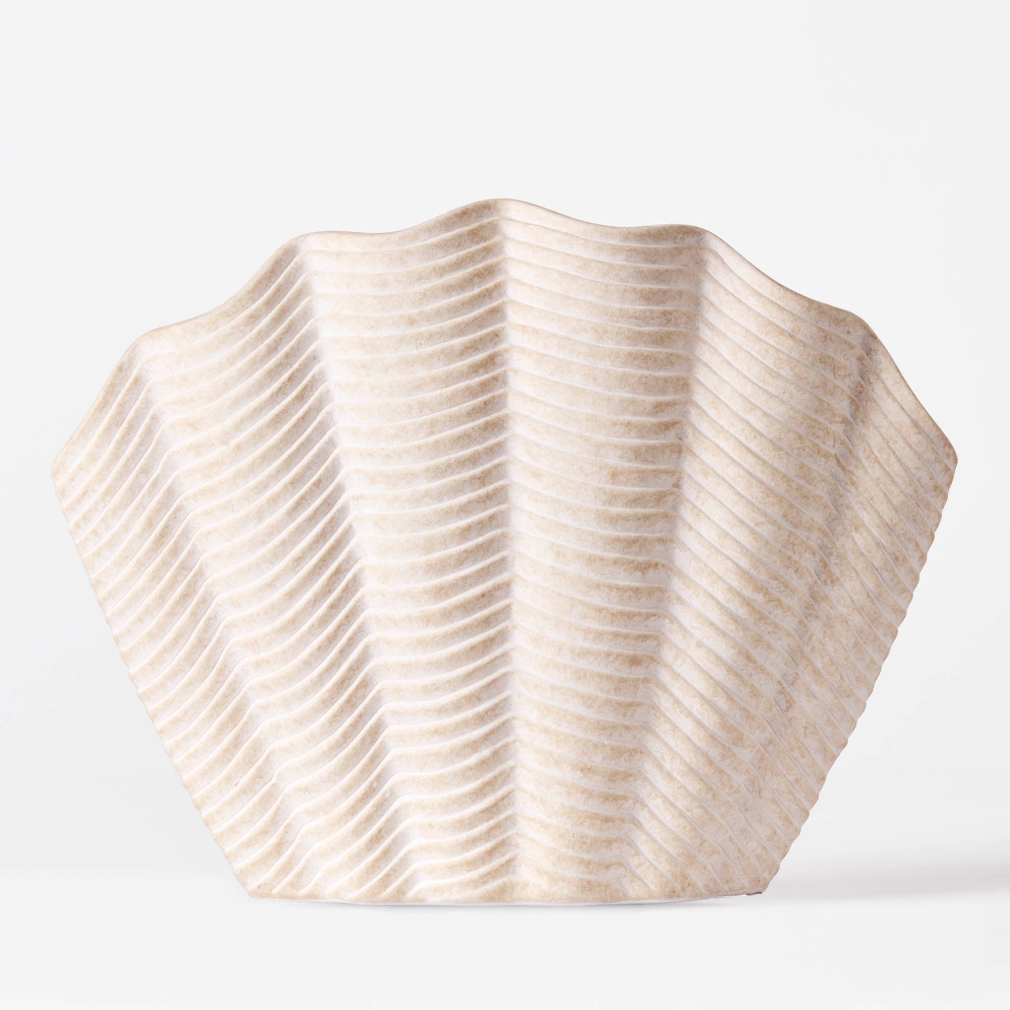 Concha Vase Large White