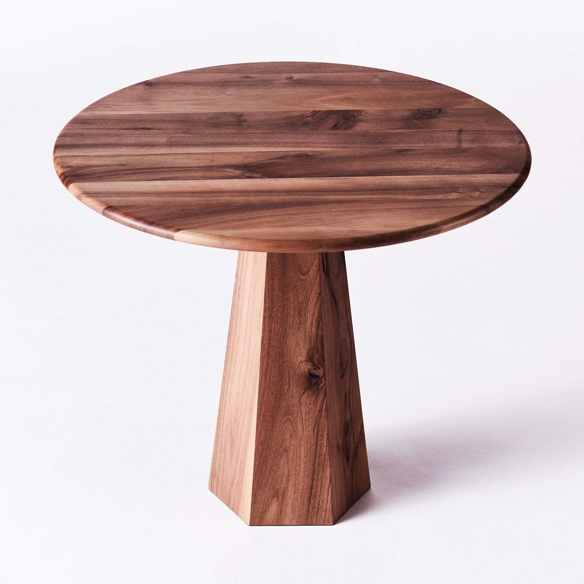 Hexagon Dining Table Walnut