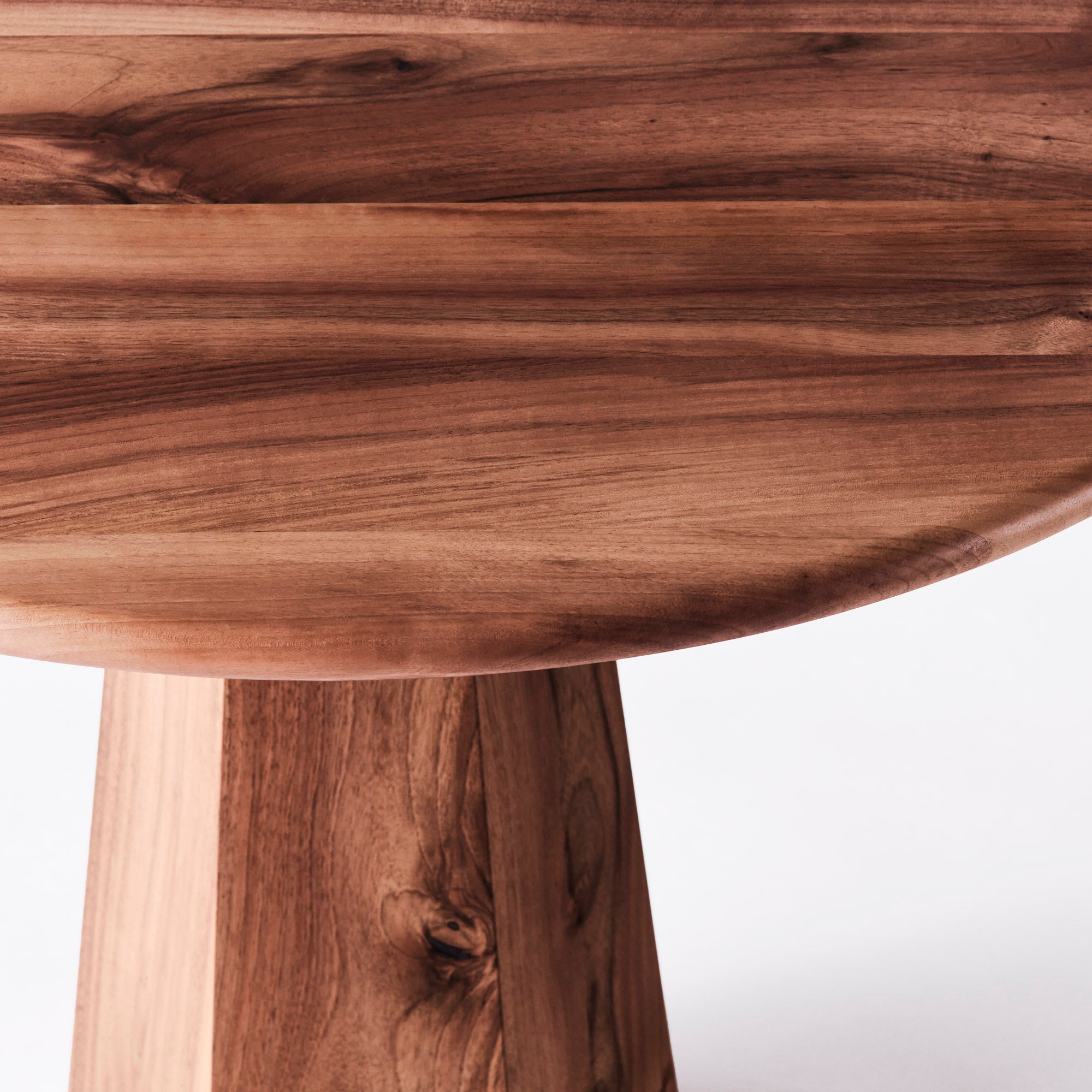 Hexagon Dining Table Walnut