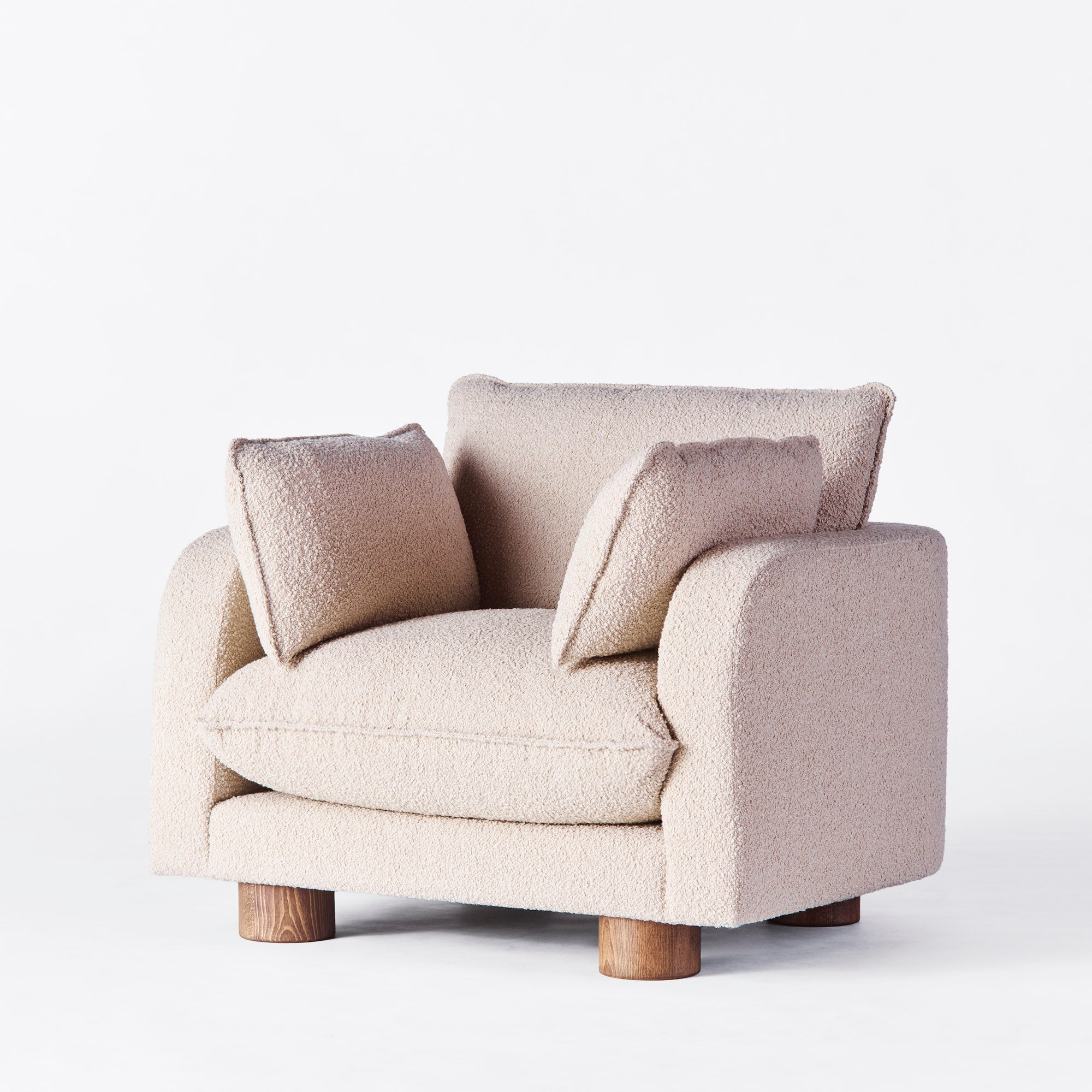 Miles Armchair Boucle Beige