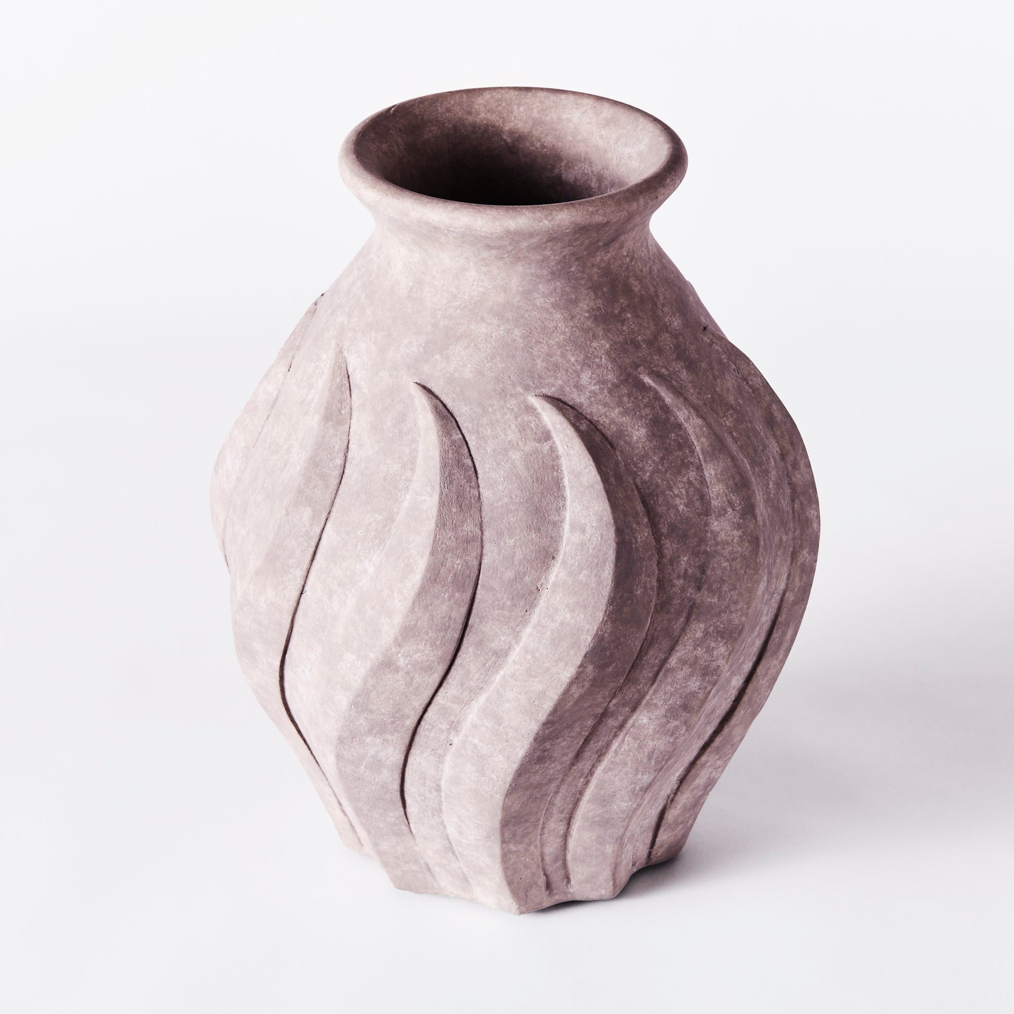 Swirl Vase Large Grey