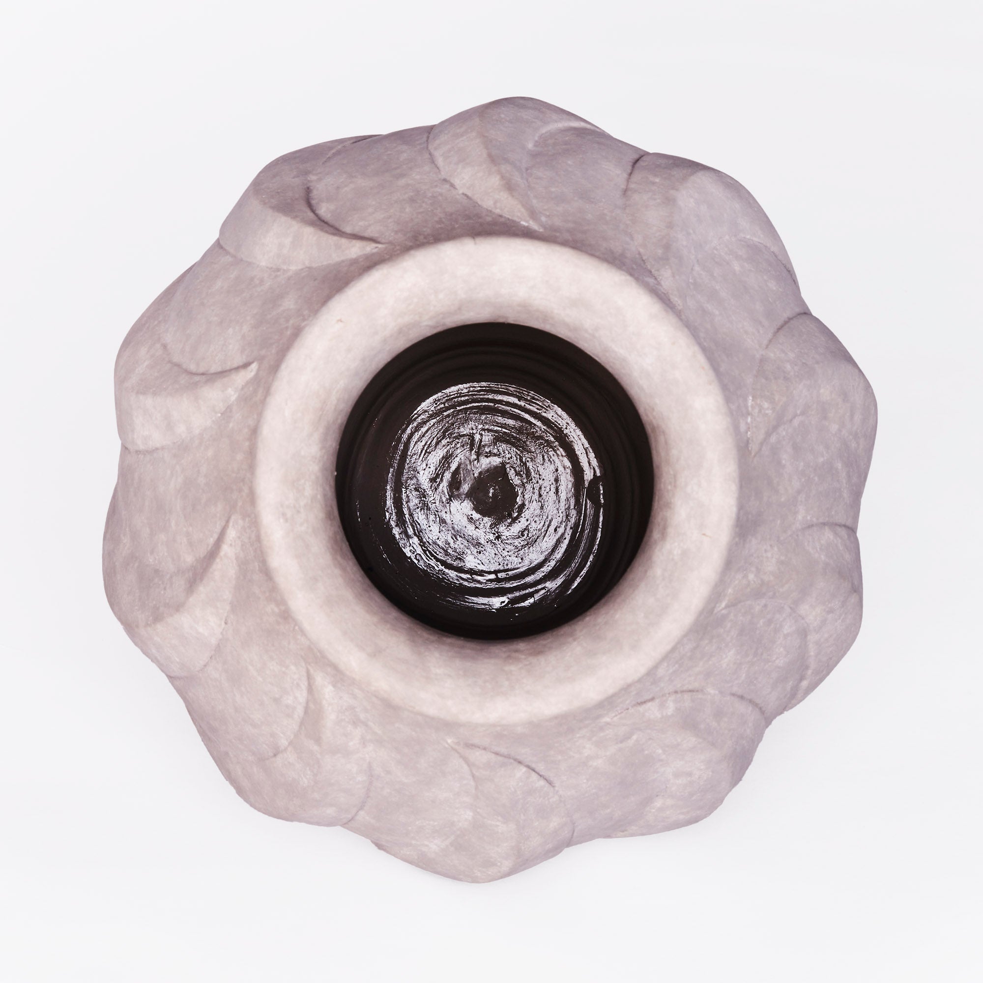 Swirl Vase Large Grey