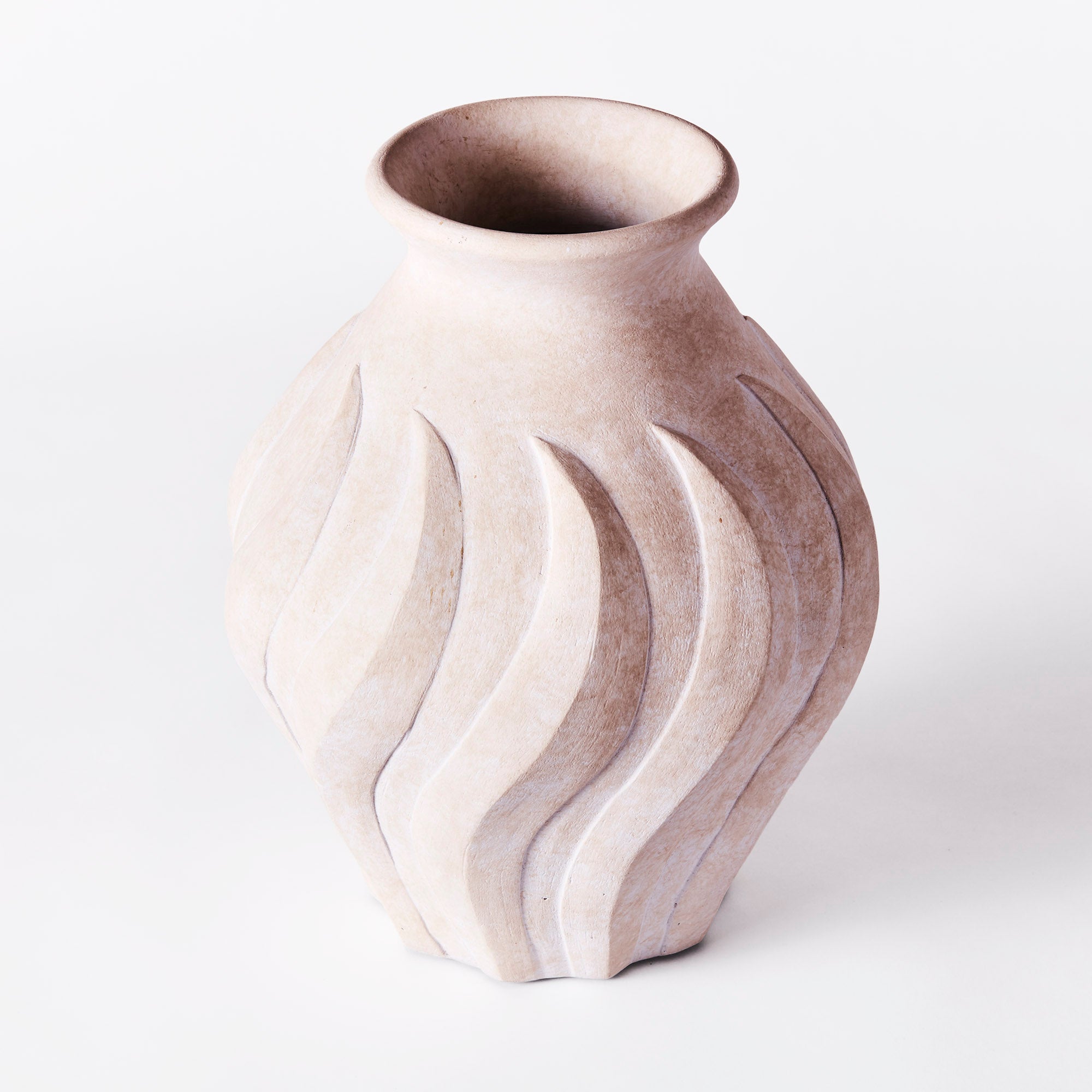 Swirl Vase Large White