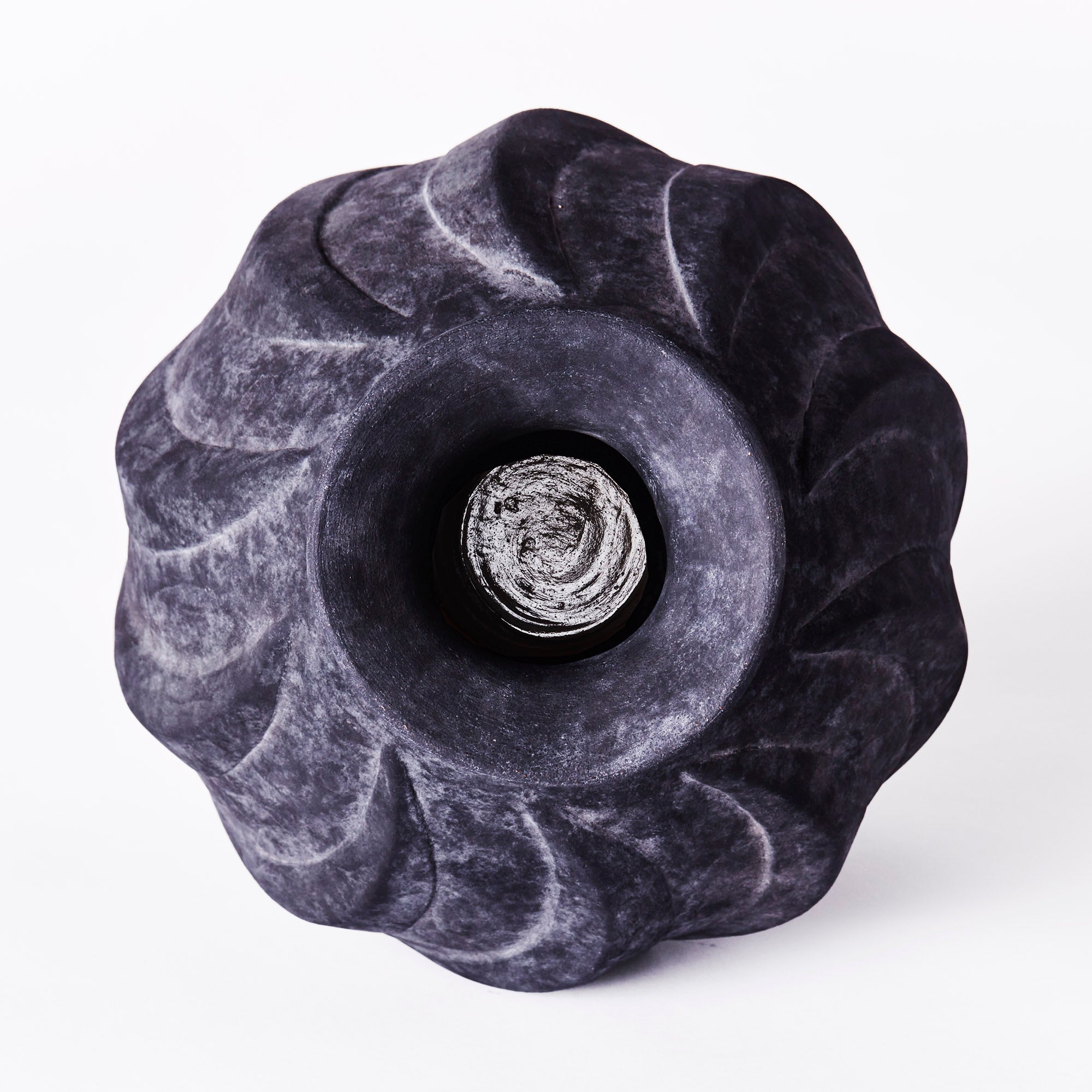 Swirl Vase Small Black