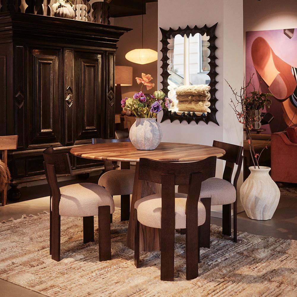 Brutalist Mirror Small Black