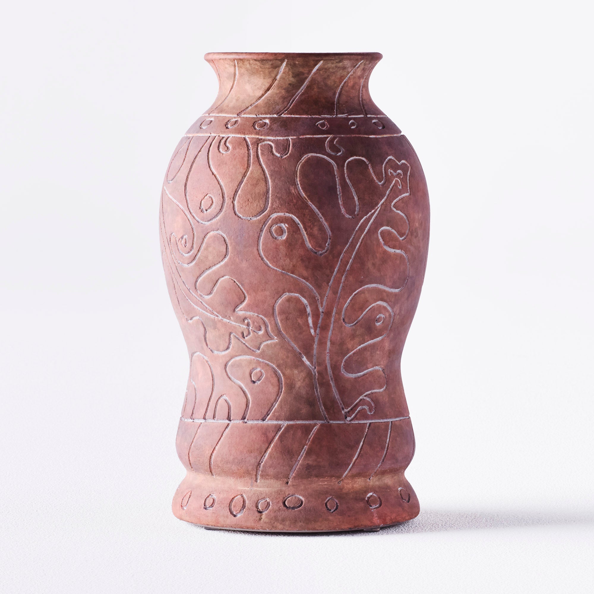 Frida Vase Tall Brown