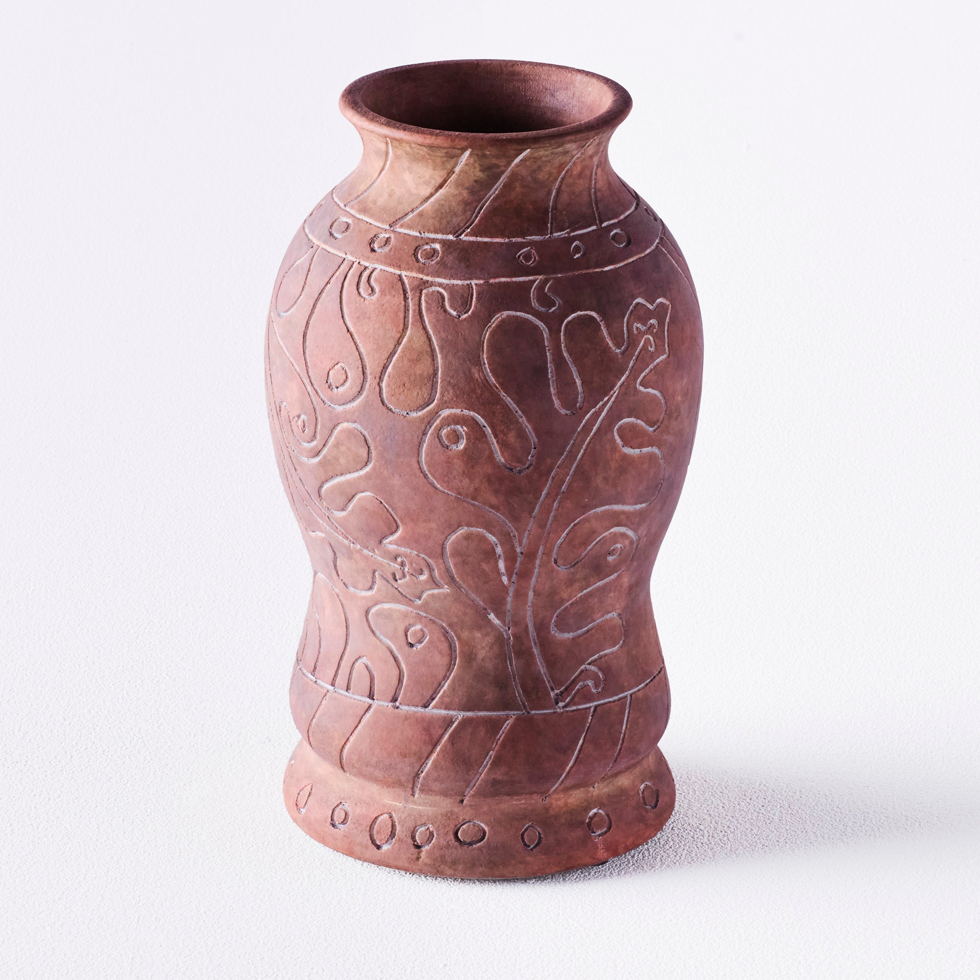 Frida Vase Tall Brown