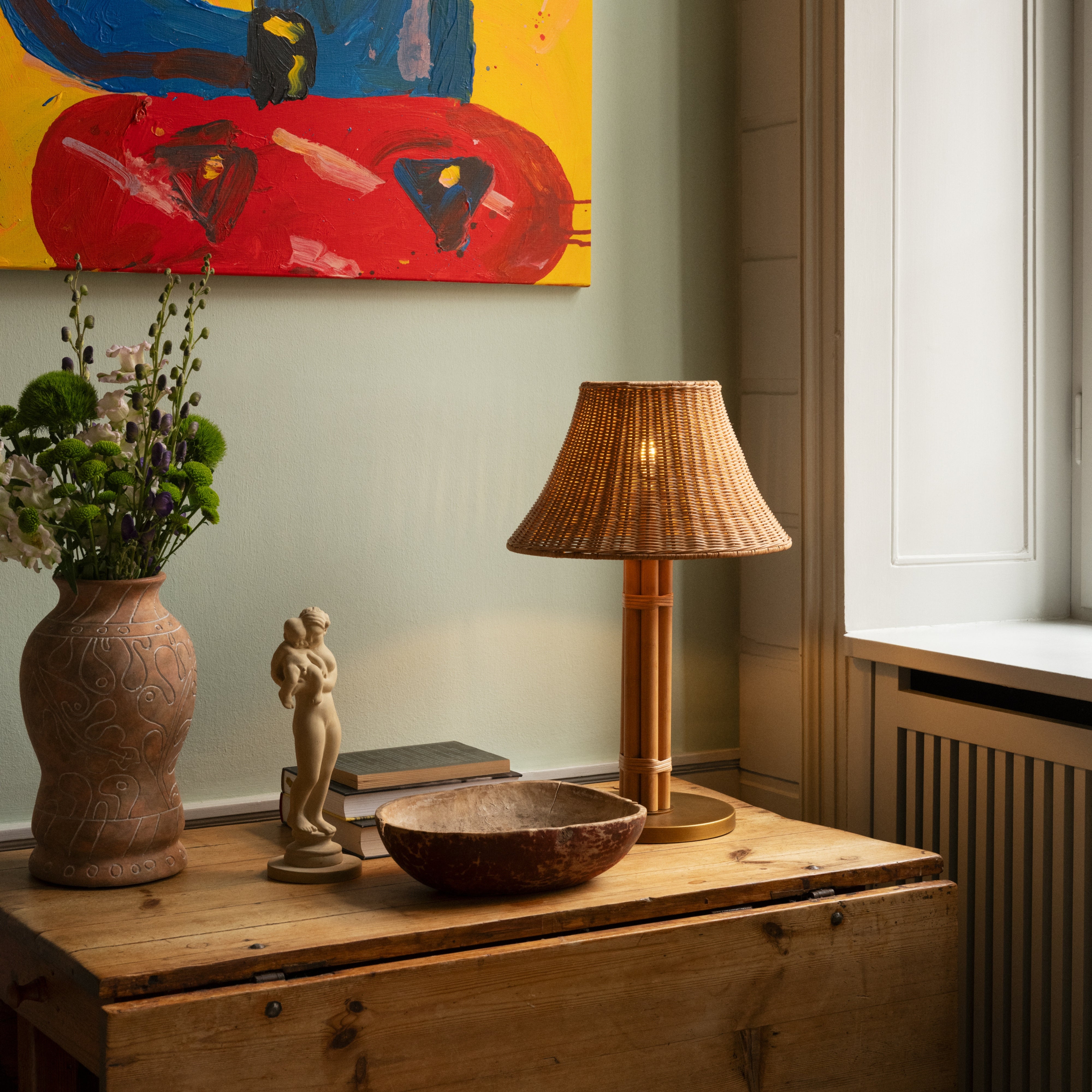 Frida Vase Tall Brown
