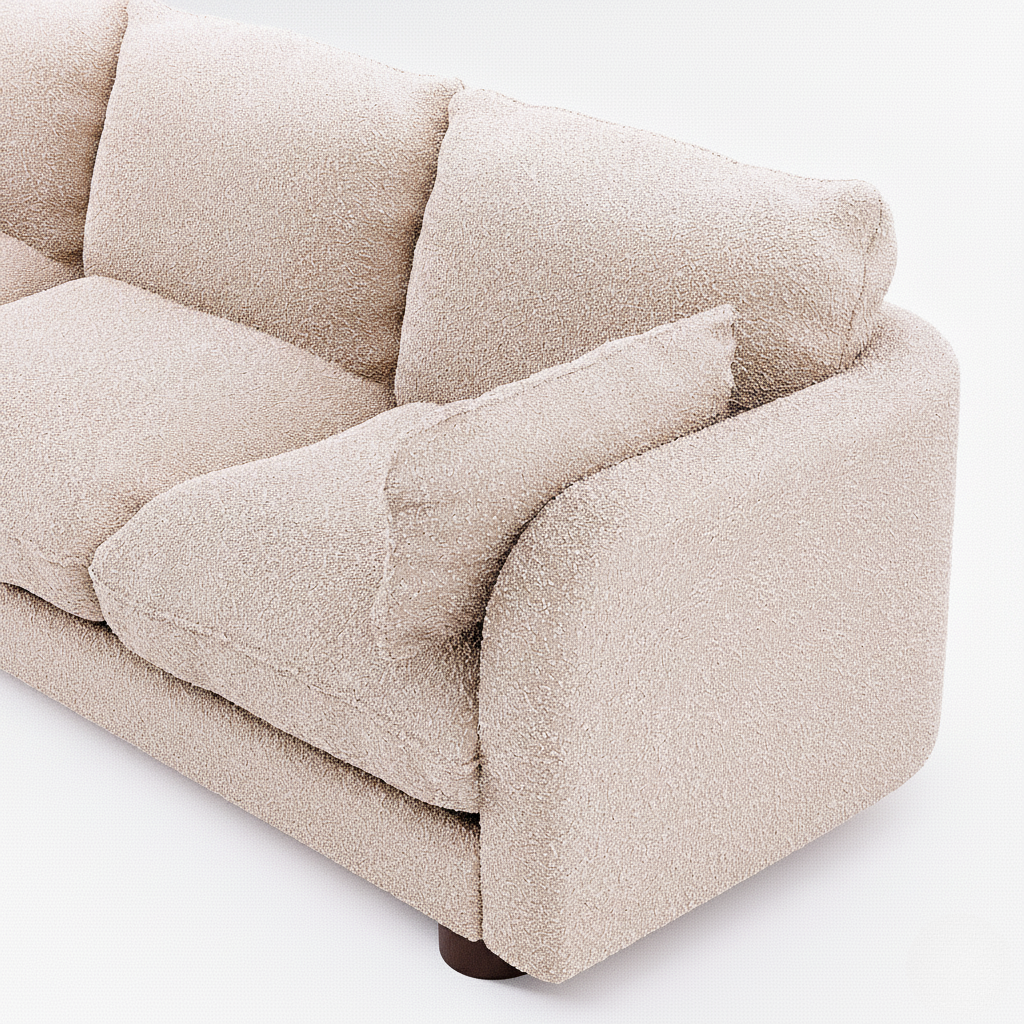 Miles Sofa Boucle Beige