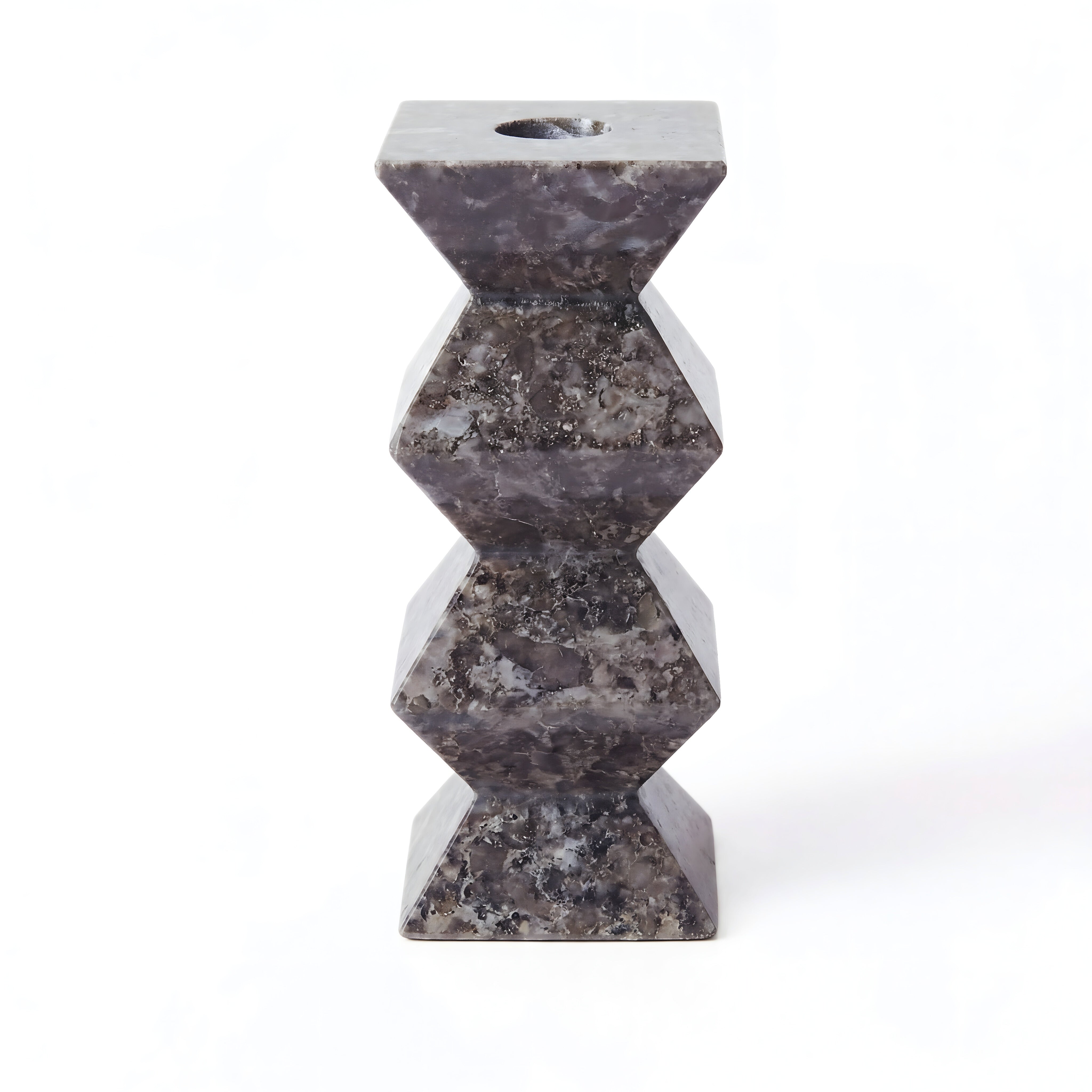 Totem Candle Holder High Grey