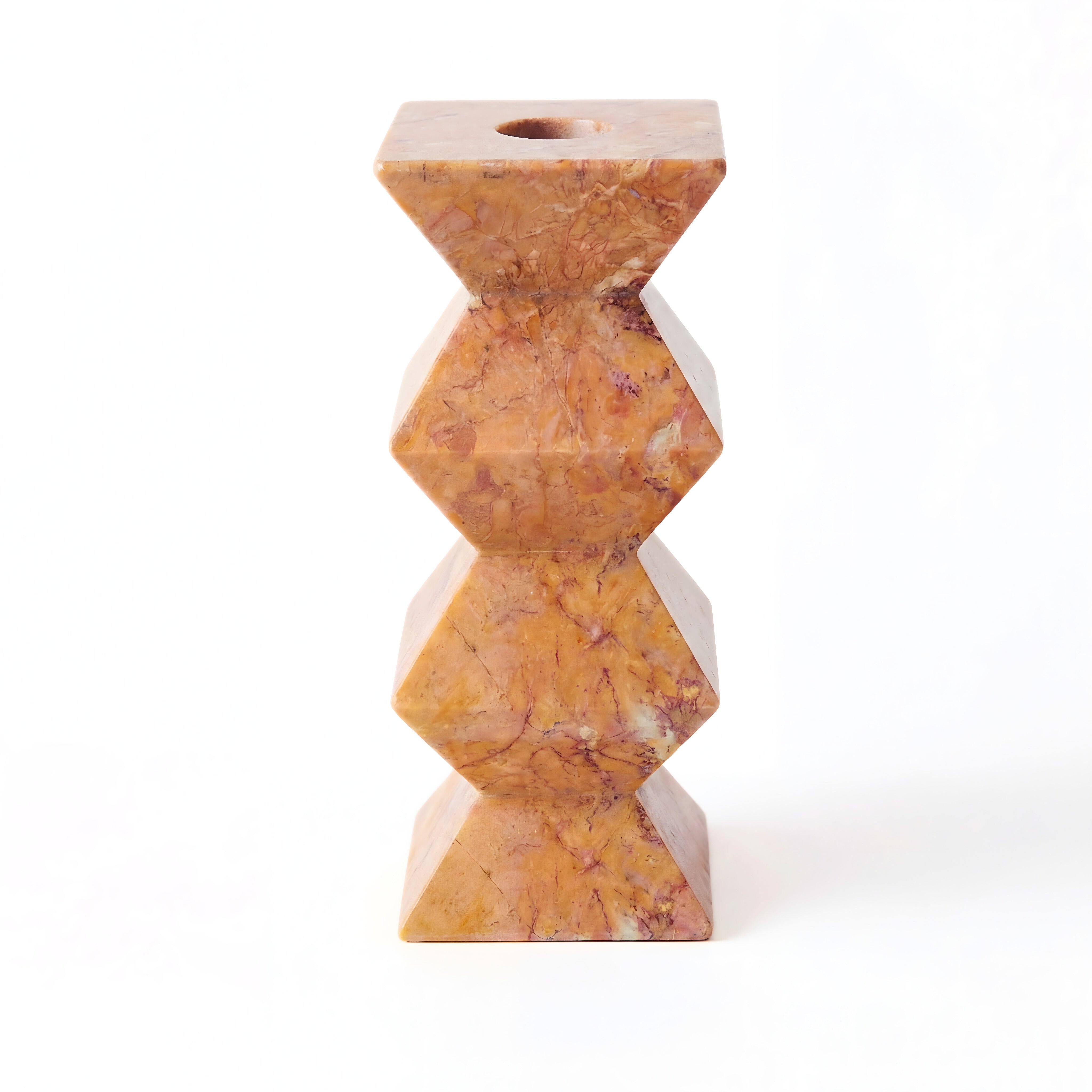 Totem Candle Holder High Red