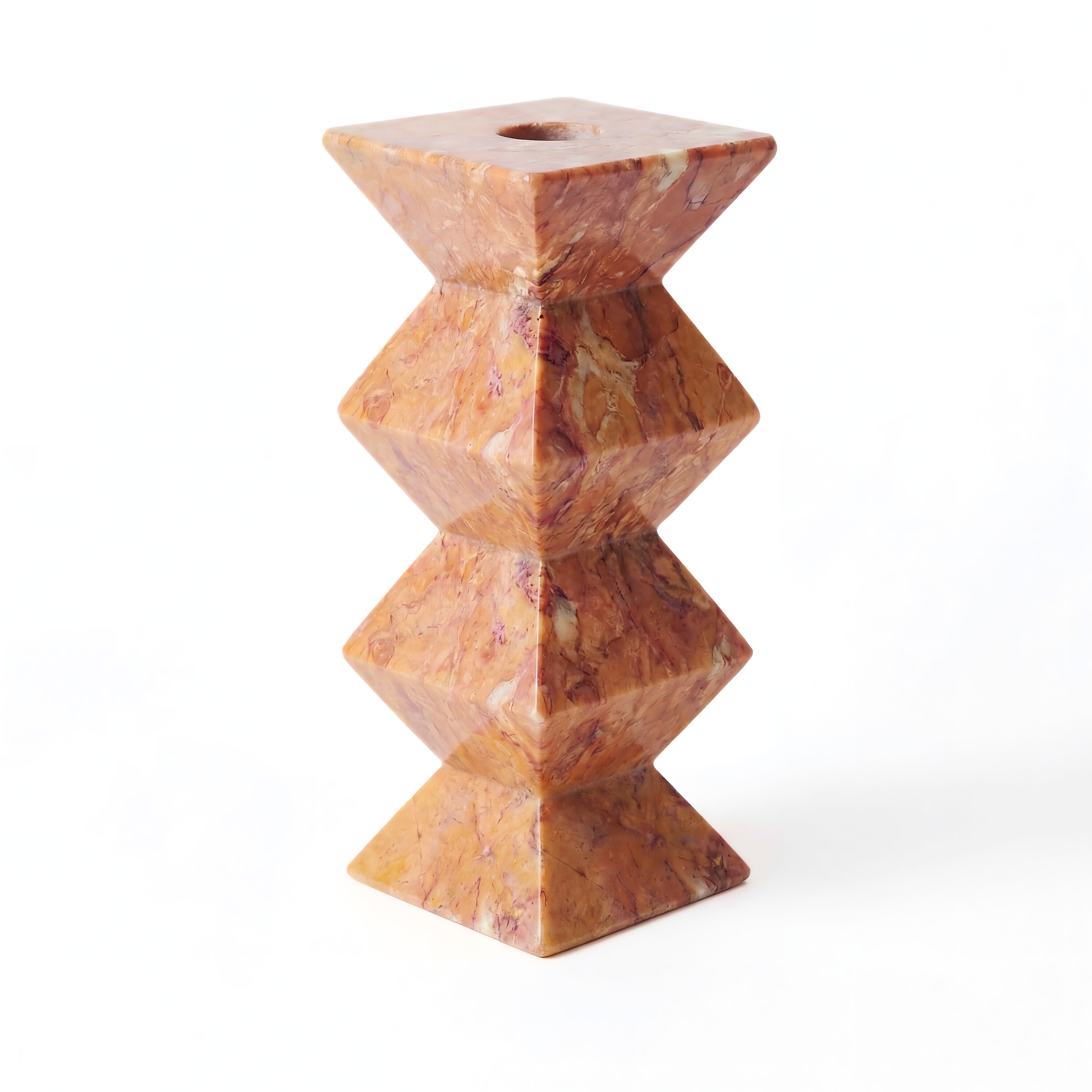 Totem Candle Holder High Red
