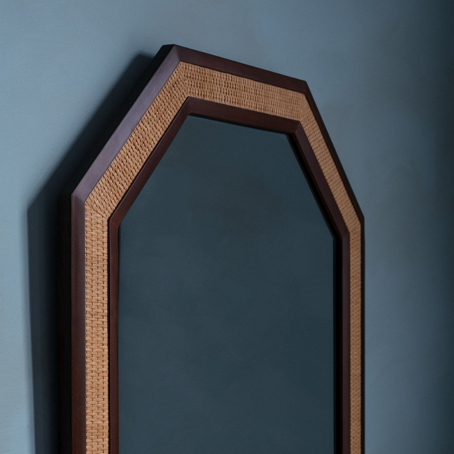 Rattan Mirror Small