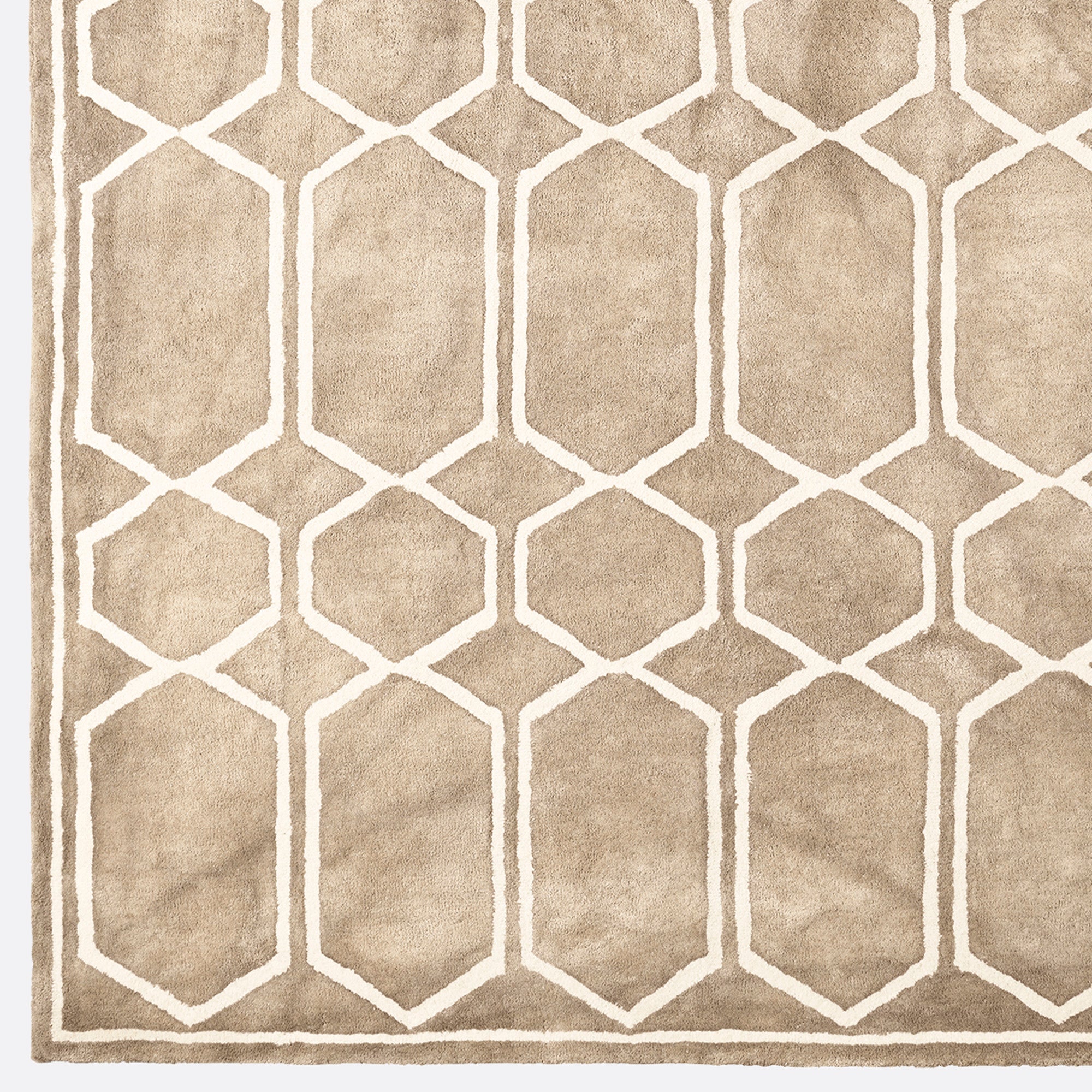 Tie Dye Rug Beige