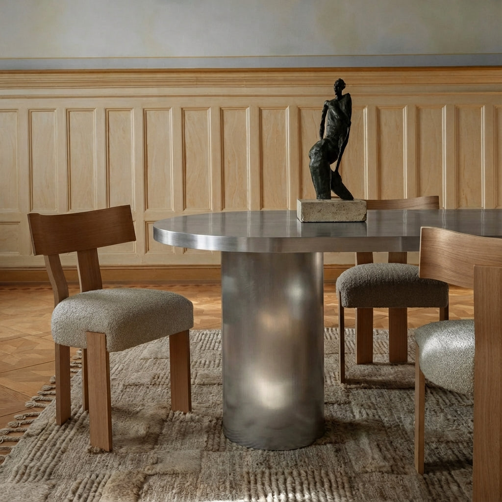 Cufflink Dining Table Oval