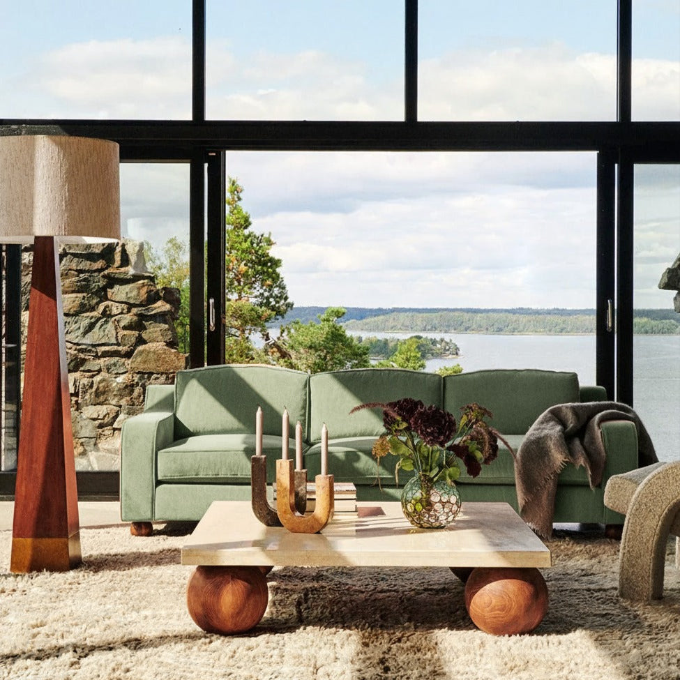 Lola Sofa Velvet Green