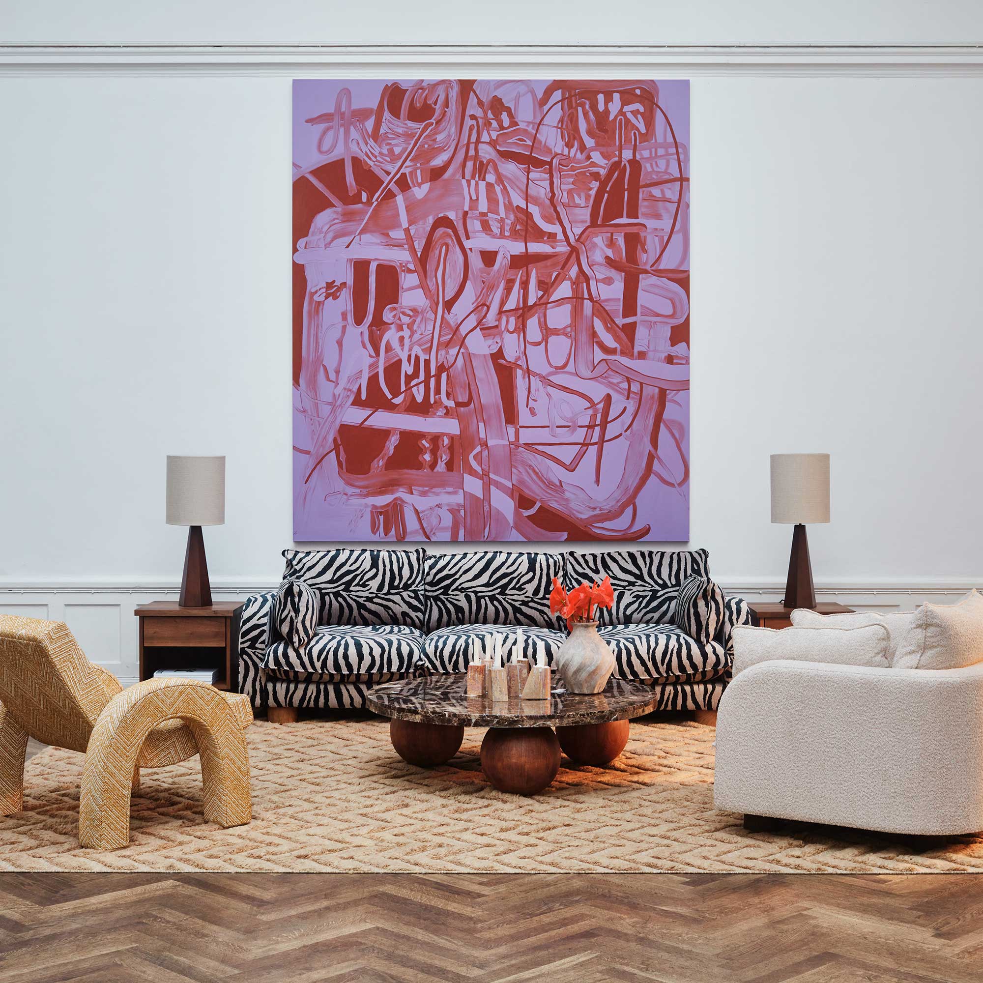 Miles Armchair Boucle Beige