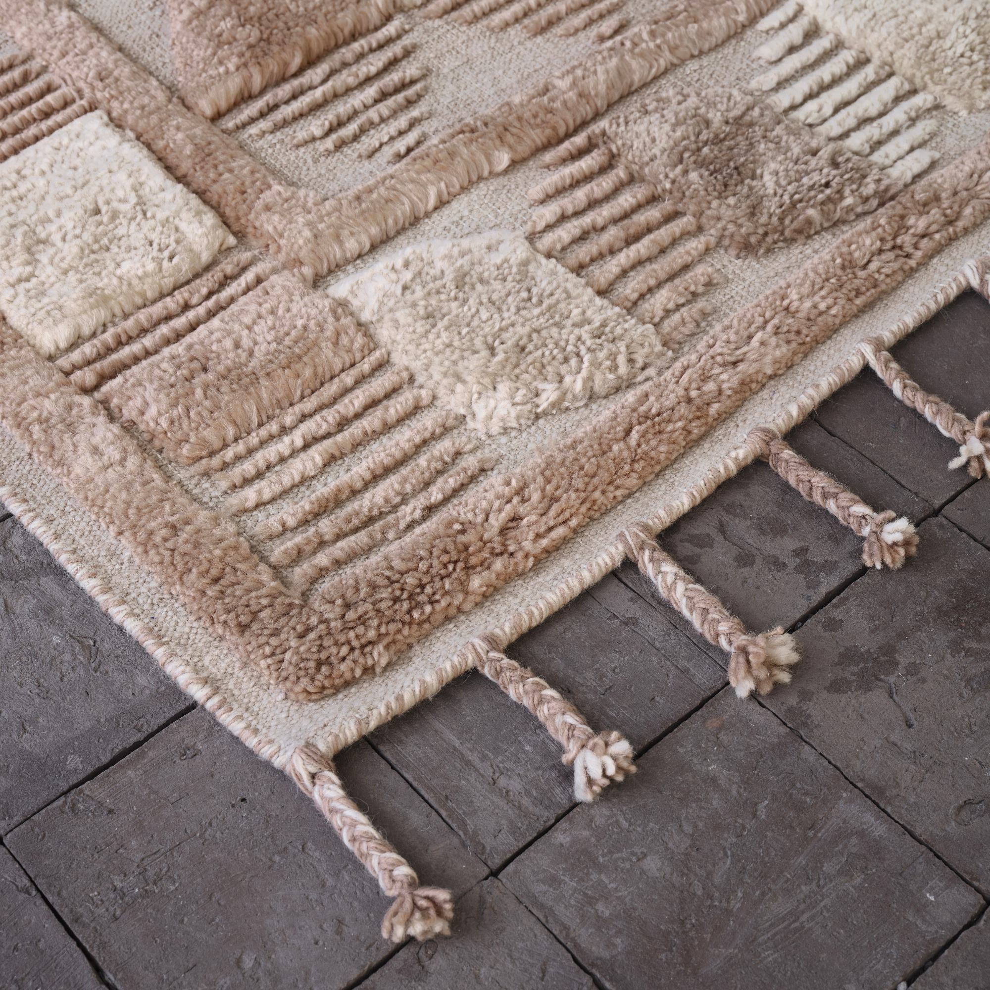 Lisboa Rug Multi Natural
