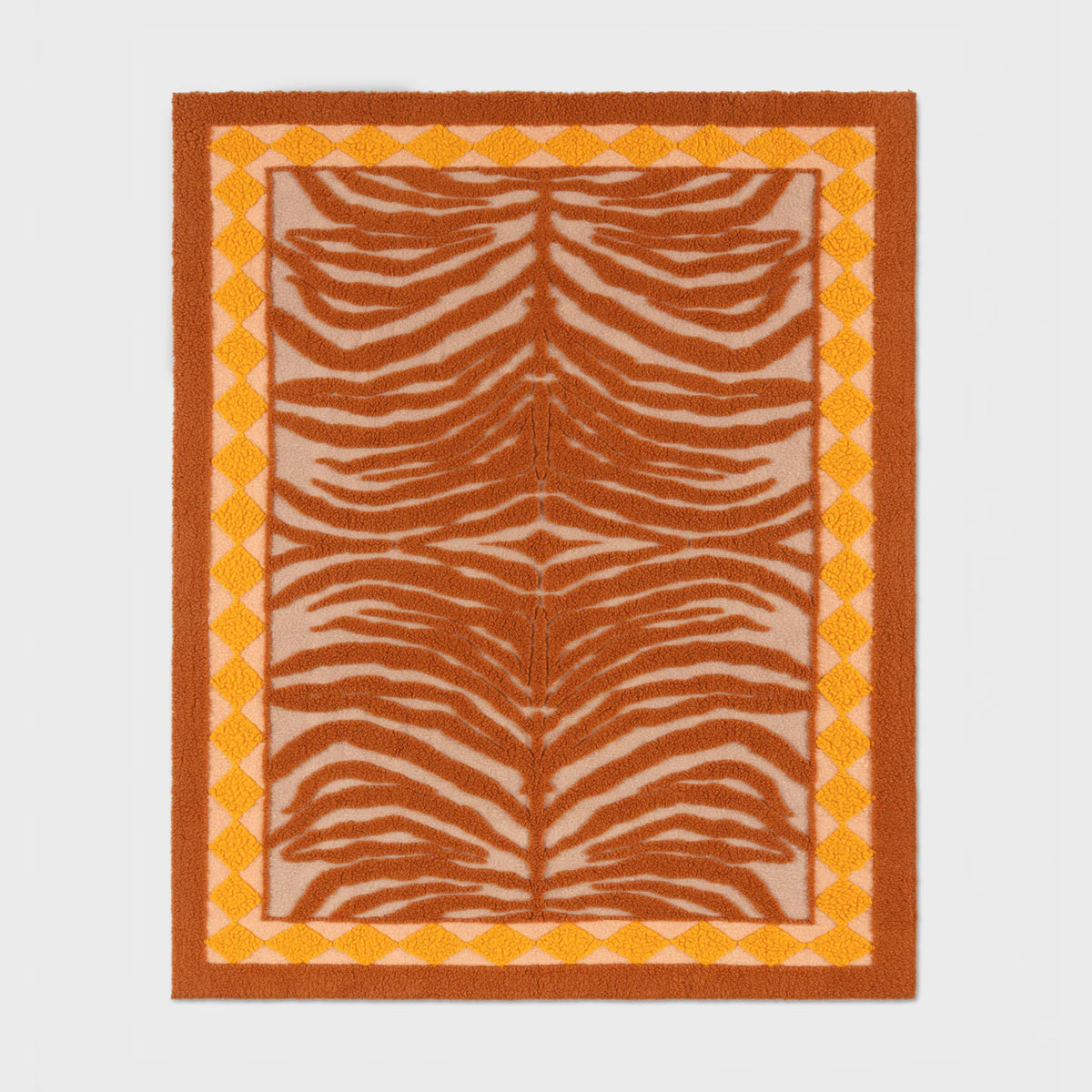 Wildcat Throw Brown Peach