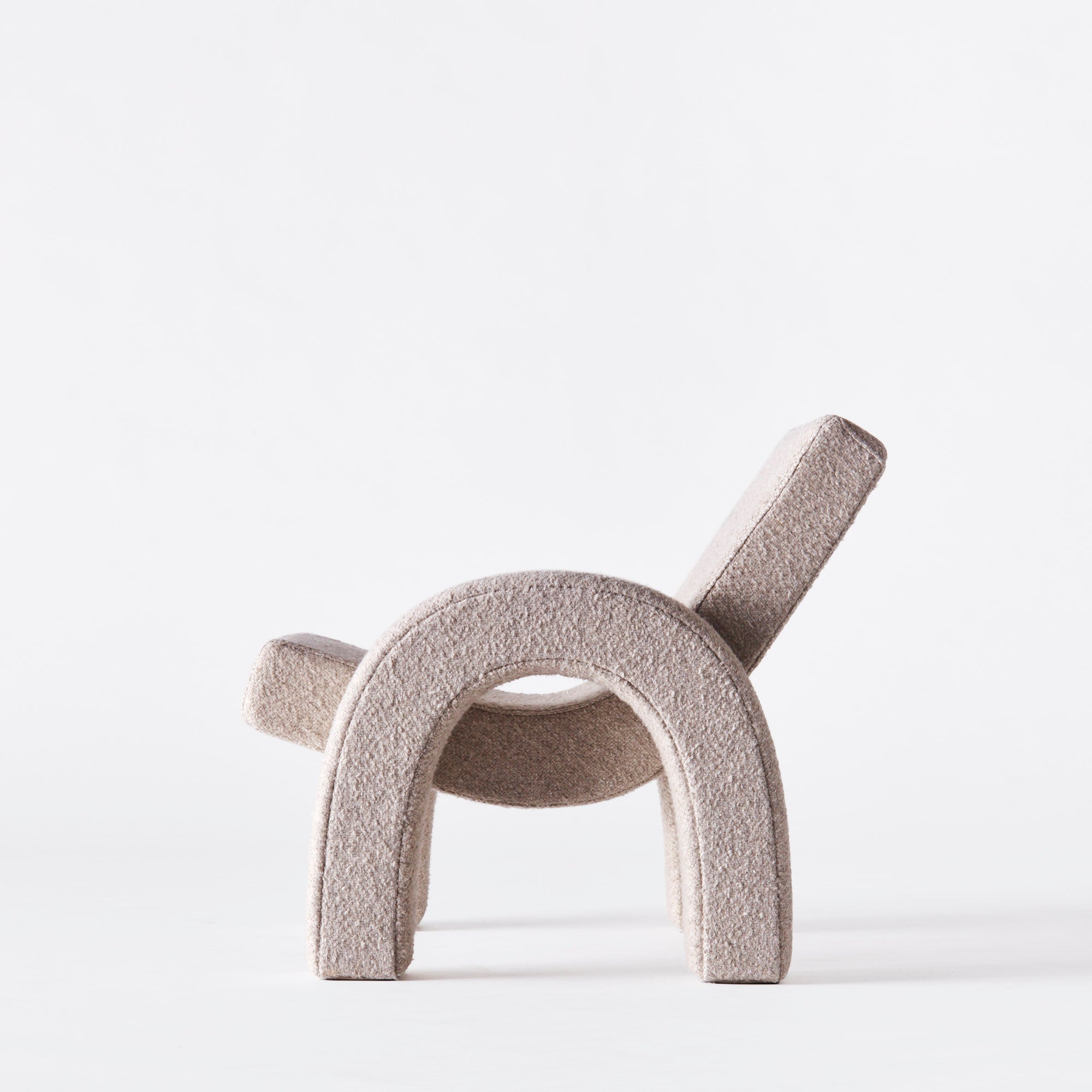 Arco Lounge Chair Boucle Natural