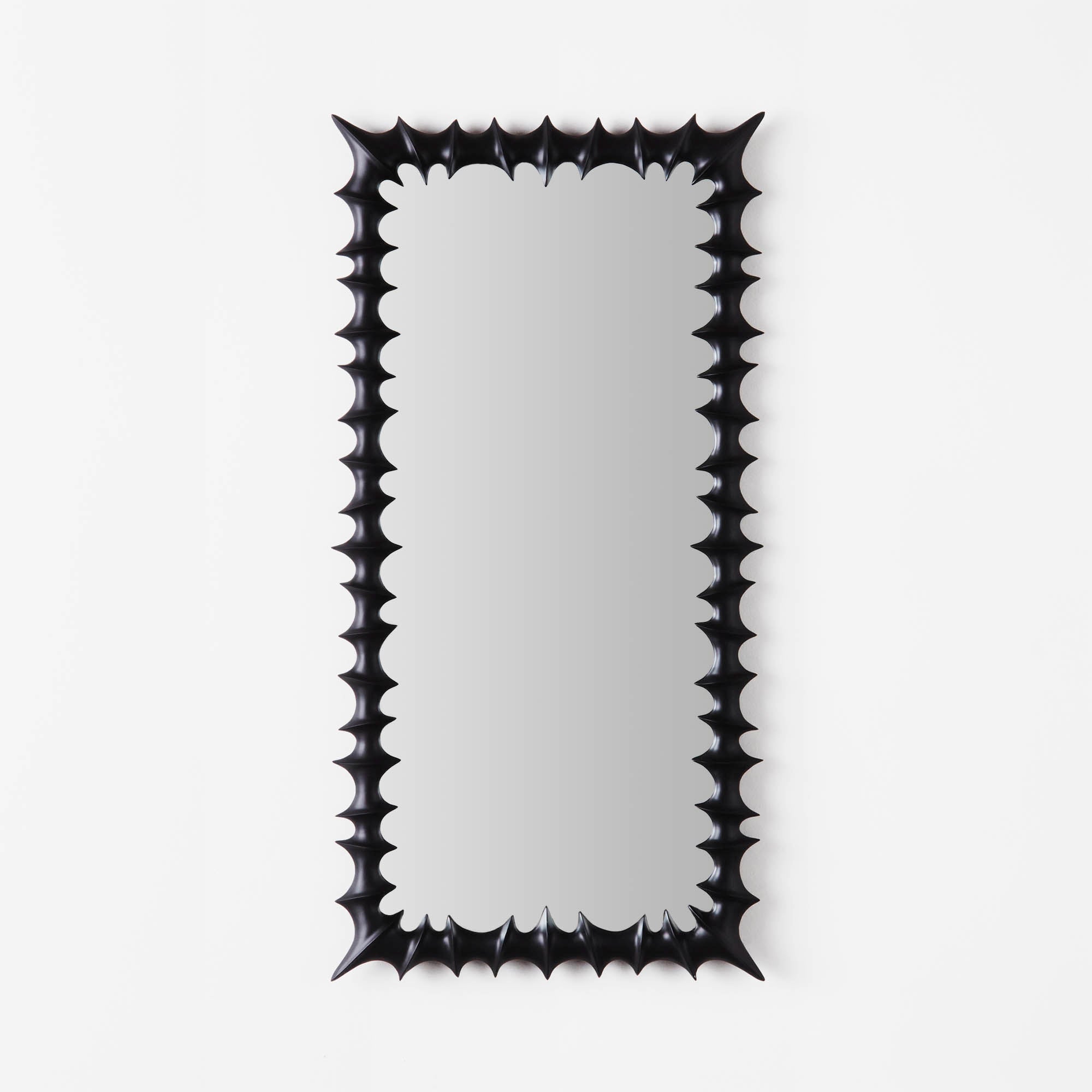 Brutalist Mirror Large Black