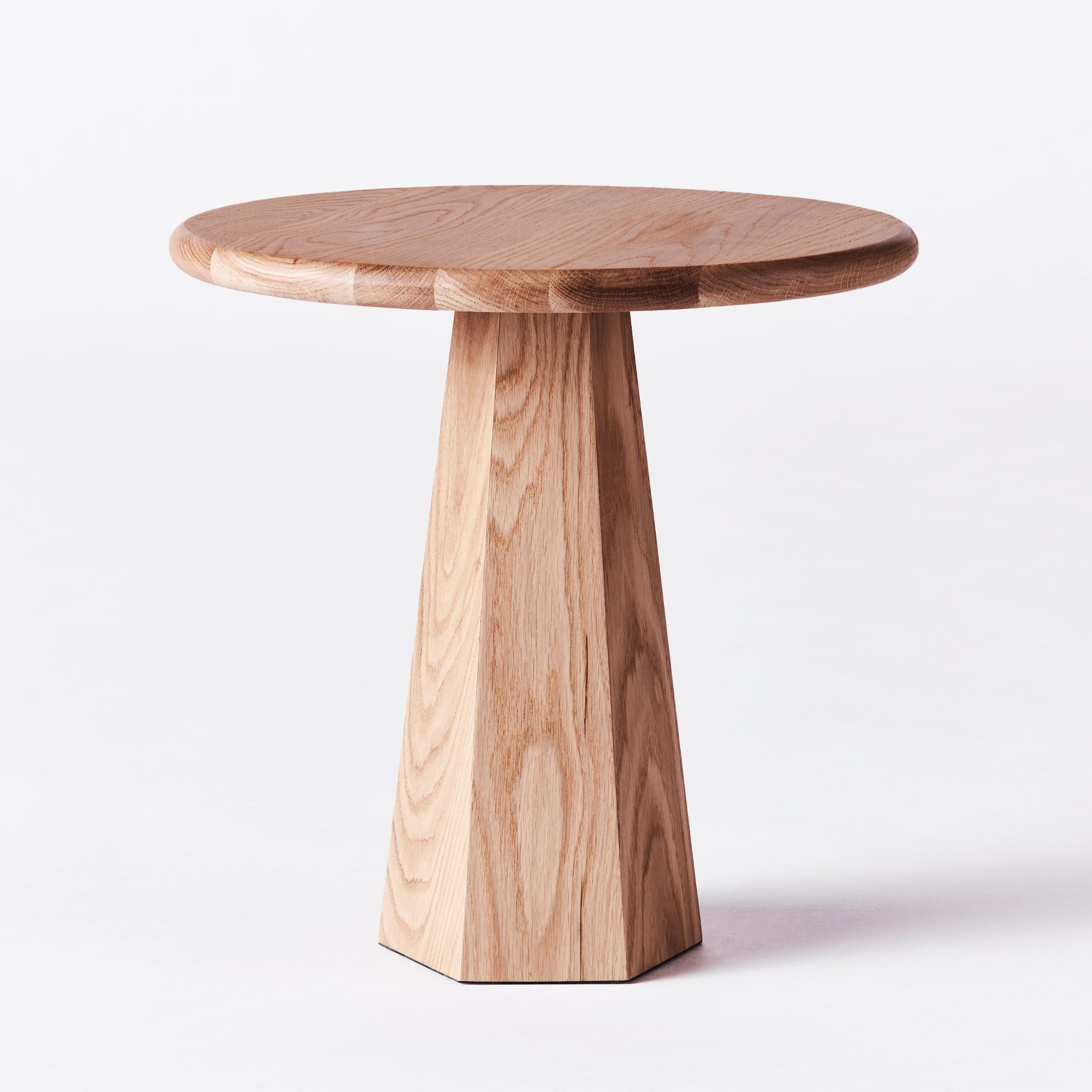 Hexagon Side Table Oak