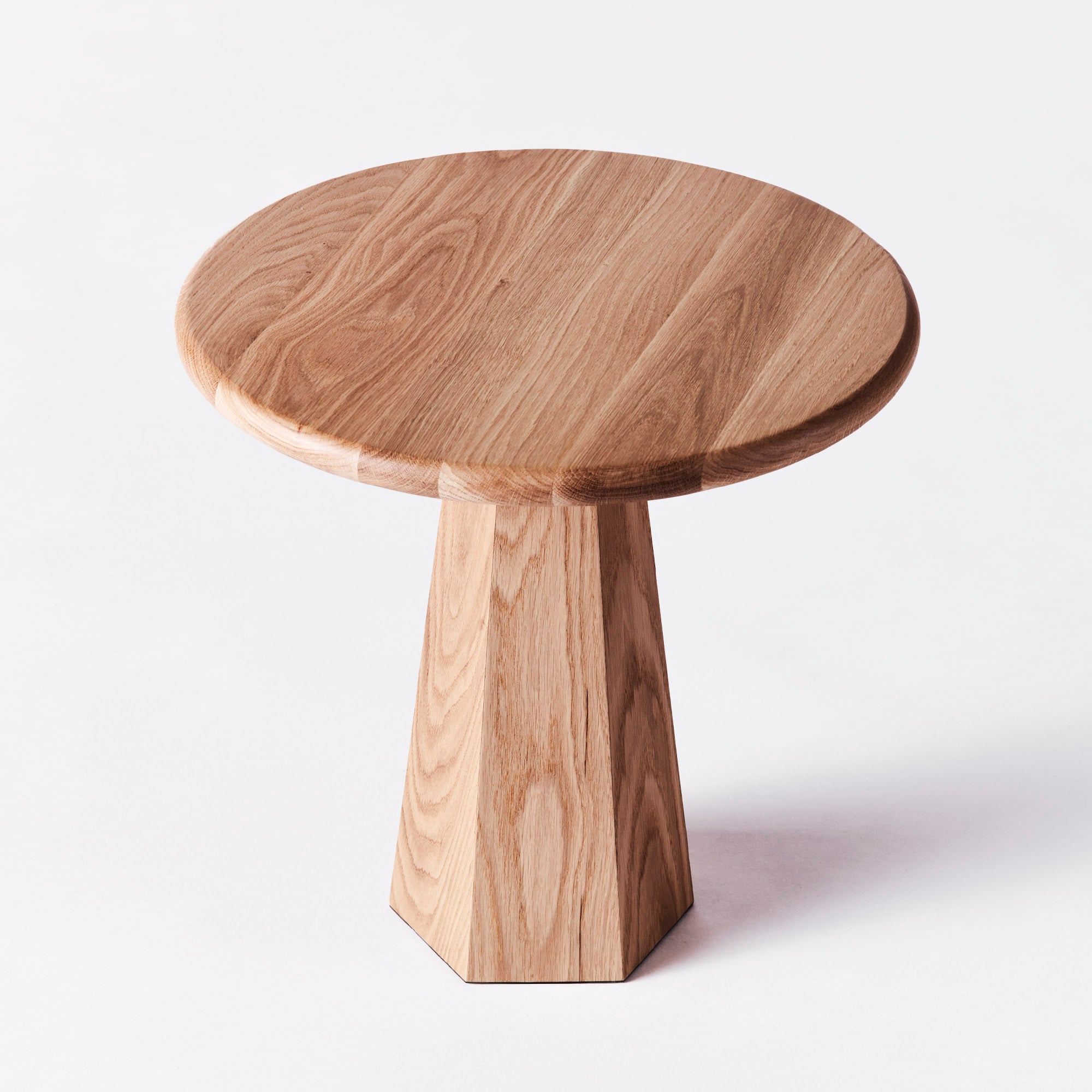 Hexagon Side Table Oak