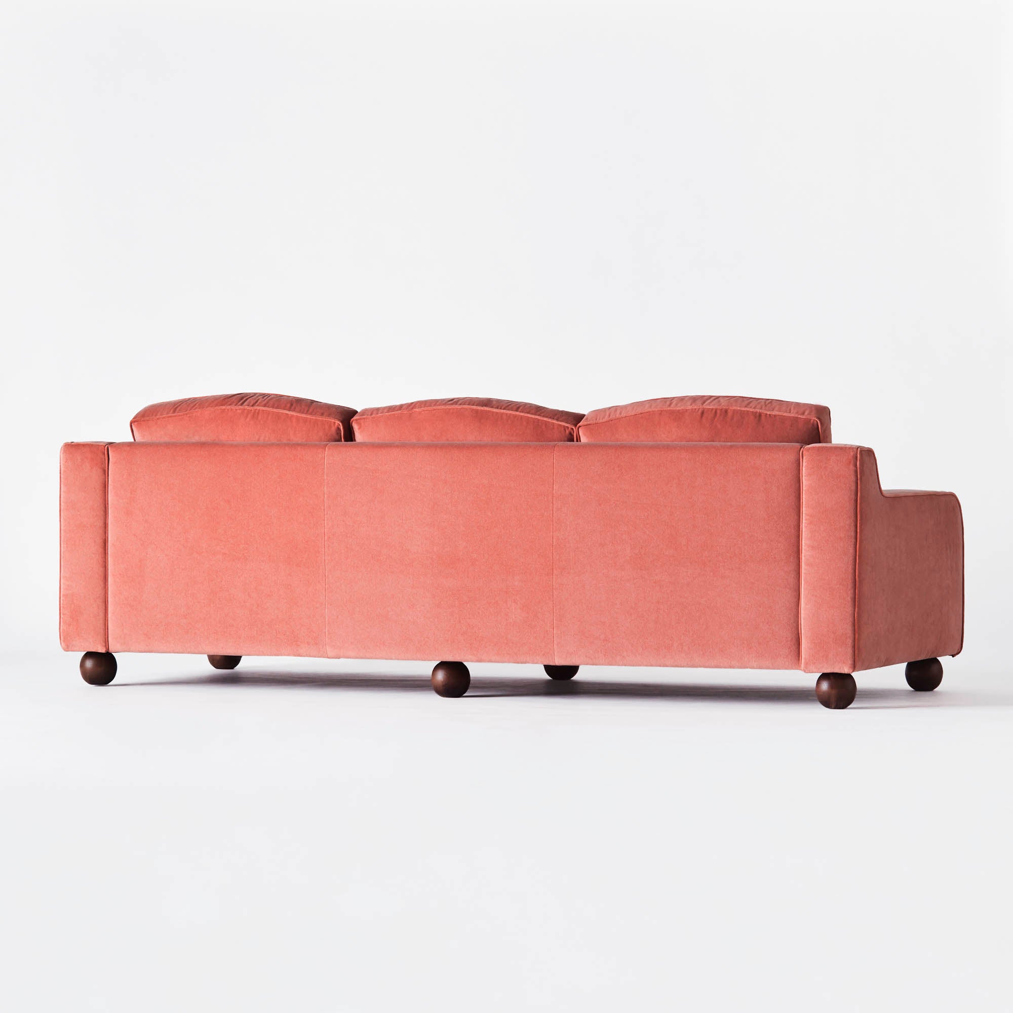 Lola Sofa Velvet Vintage Pink