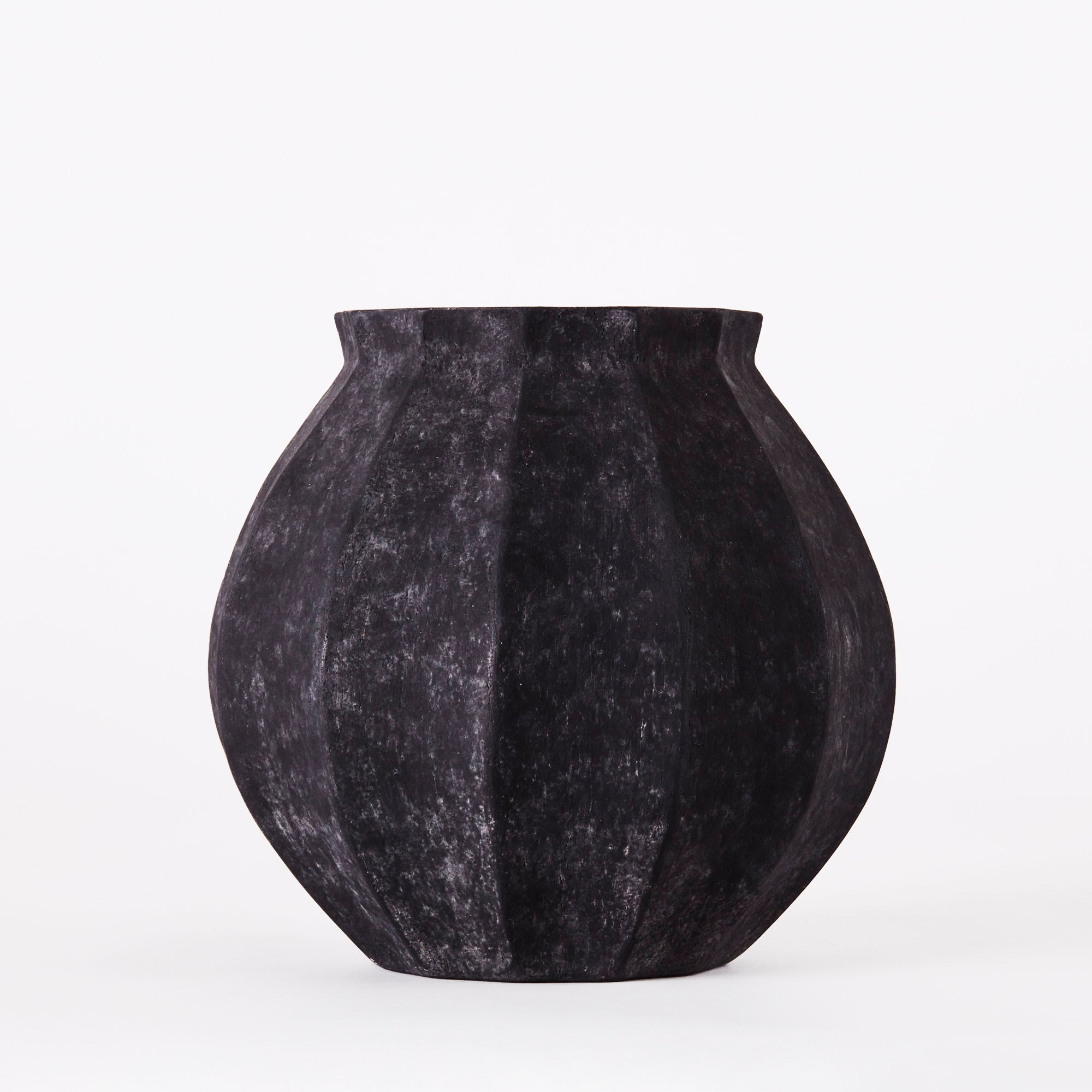 Wedges Vase Black