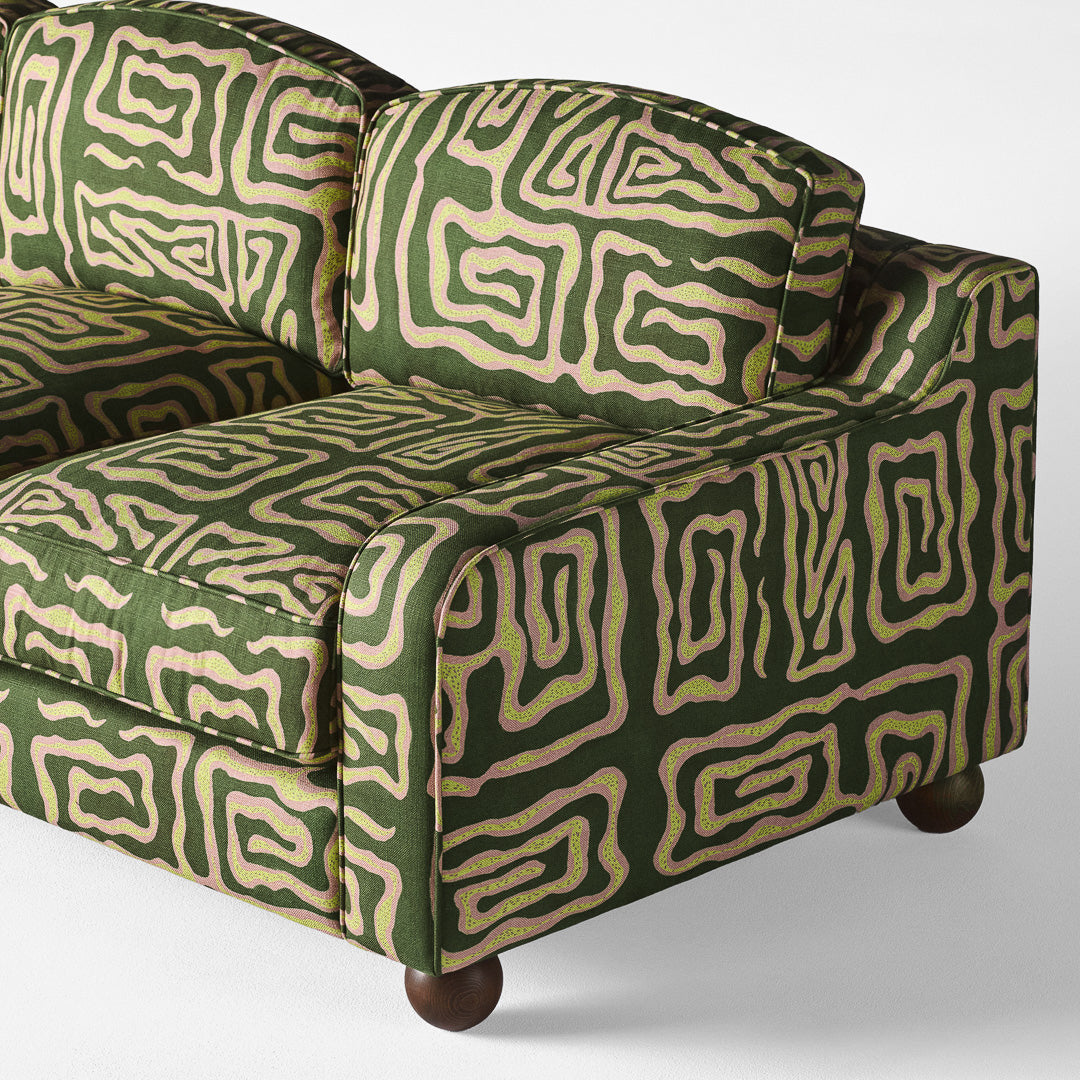 Lola Sofa Beaten Track Green