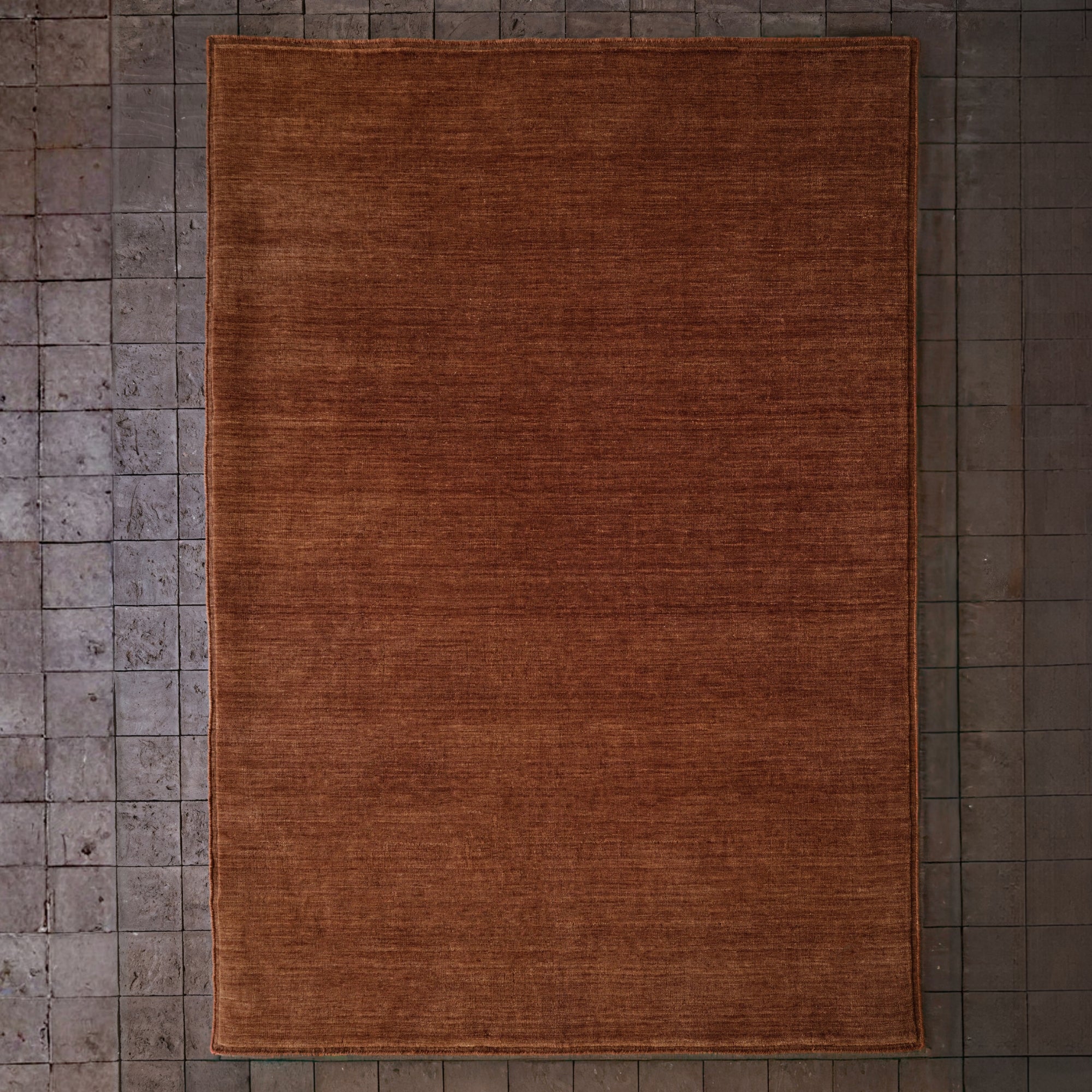 Palette Rug Rust