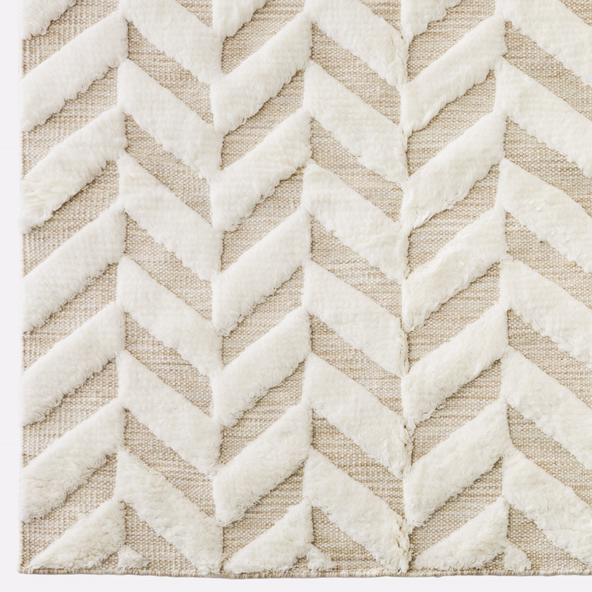 Herringbone White